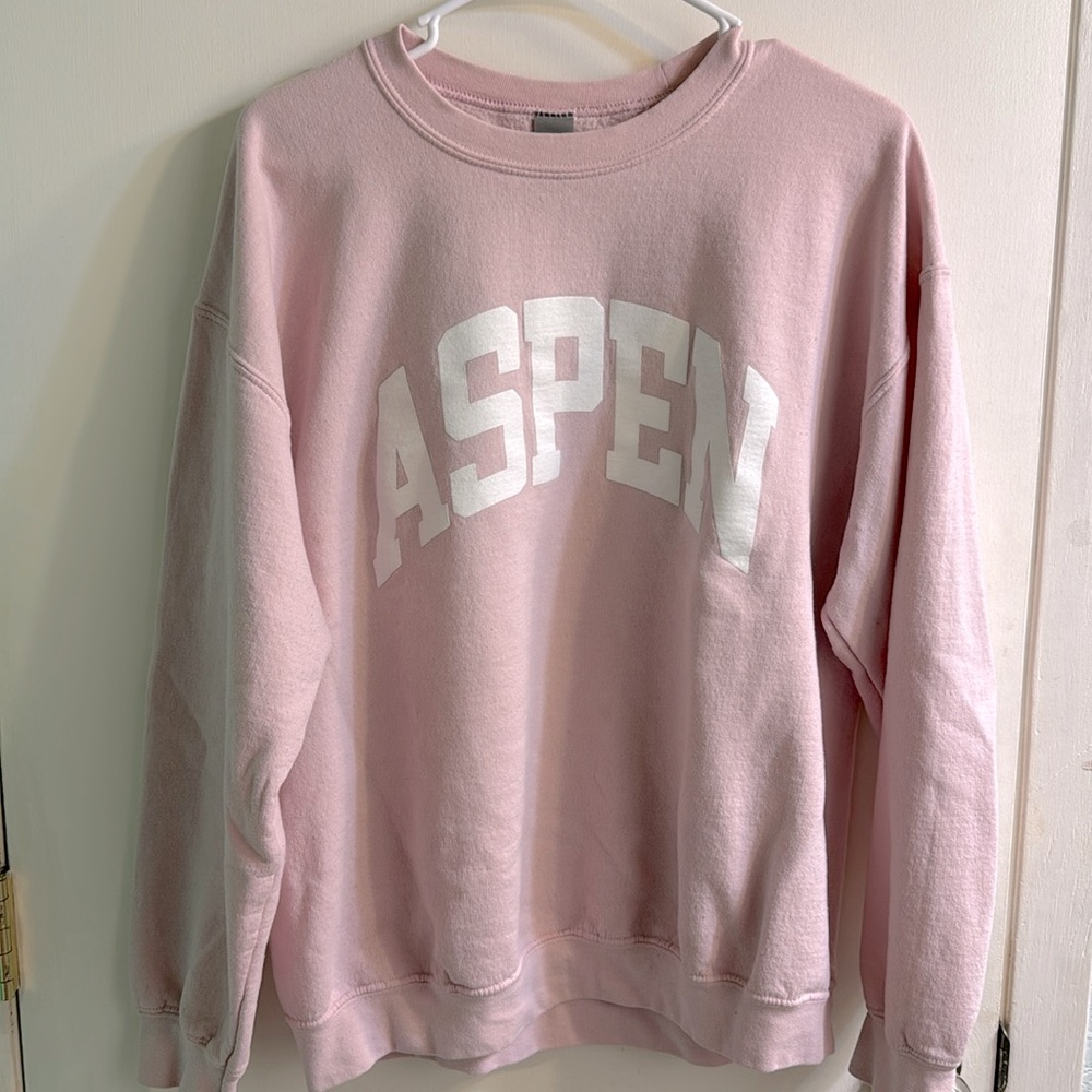 Pink Aspen Sweatshirt size large